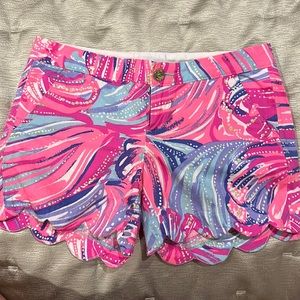Lilly pulitzer butter cup shorts 0